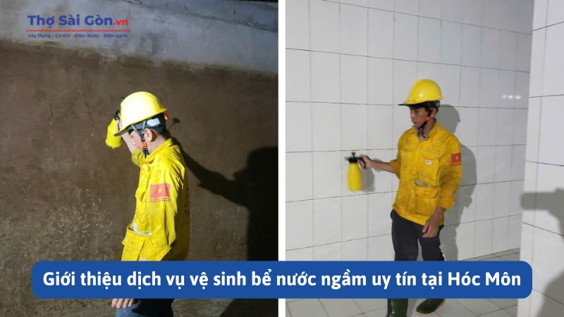 Giới thiệu dịch vụ vệ sinh bể nước ngầm uy tín tại Hóc Môn