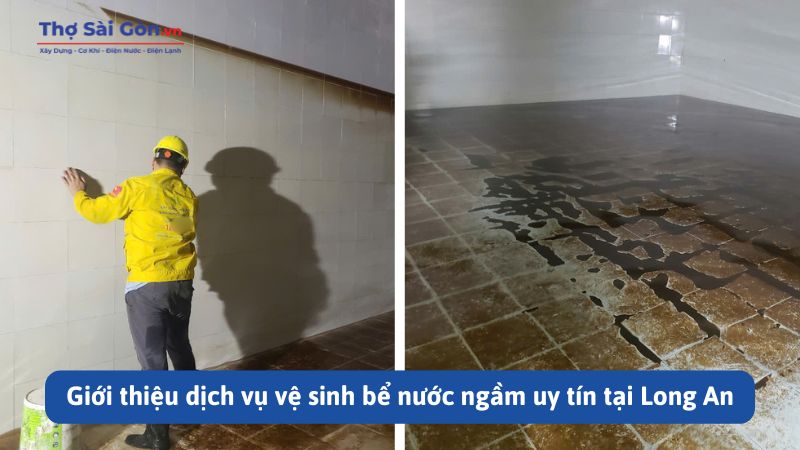 Giới thiệu dịch vụ vệ sinh bể nước ngầm uy tín tại Long An