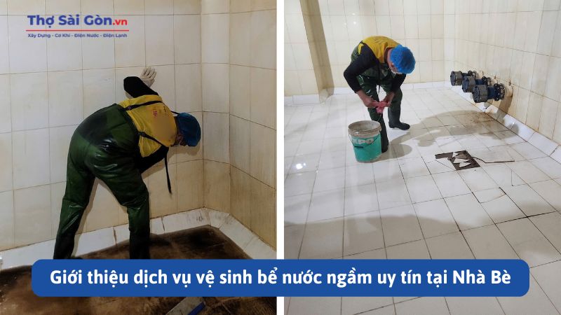 Giới thiệu dịch vụ vệ sinh bể nước ngầm uy tín tại Nhà Bè