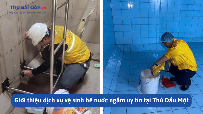 Giới thiệu dịch vụ vệ sinh bể nước ngầm uy tín tại Thủ Dầu Một