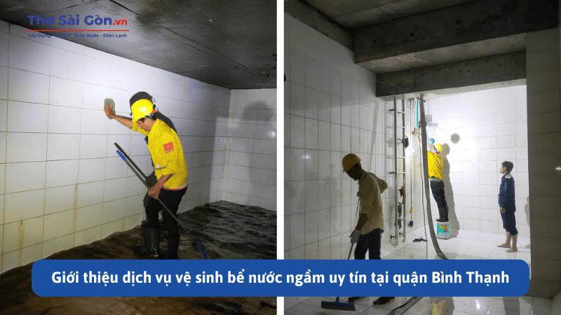Giới thiệu dịch vụ vệ sinh bể nước ngầm uy tín tại quận Bình Thạnh