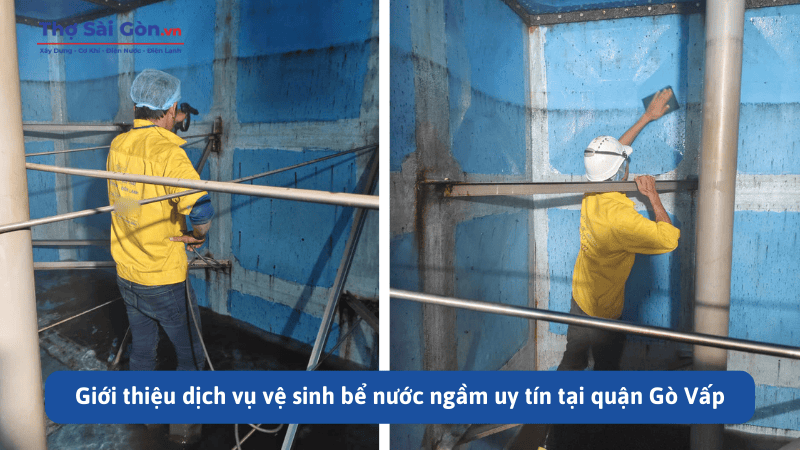 Giới thiệu dịch vụ vệ sinh bể nước ngầm uy tín tại quận Gò Vấp