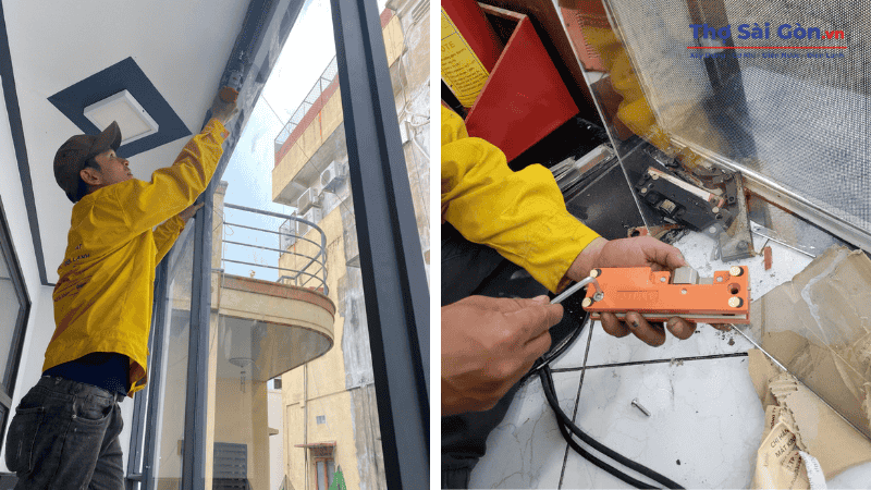 Quy trình sửa cửa kính tại quận 10 - Thợ Sài Gòn