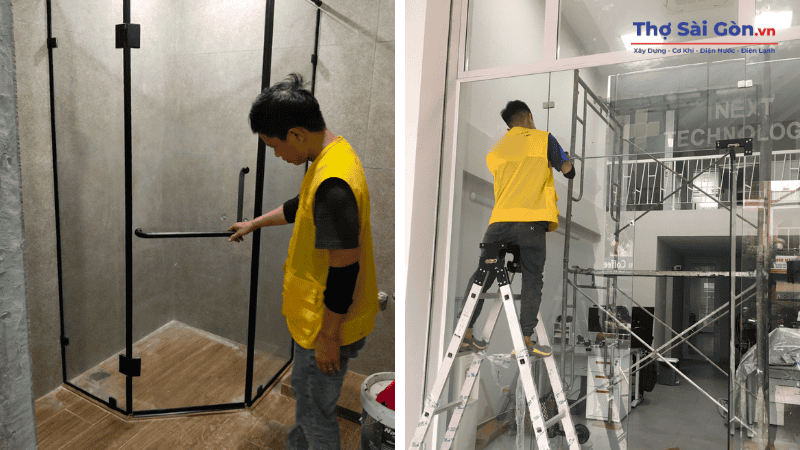 Quy trình sửa cửa kính tại quận 3 của Thợ Sài Gòn