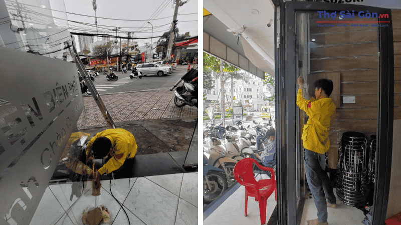 Quy trình sửa cửa kính tại quận Tân Bình