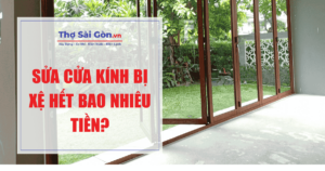 Sửa cửa kính bị xệ
