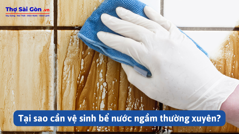 Dịch vụ vệ sinh bể nước ngầm tại Quận 4 giá rẻ, có bảo hành 2 Tại sao cần vệ sinh bể nước ngầm thường xuyên?