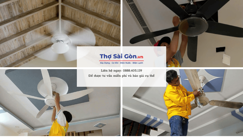 Tại sao, nên chọn Thợ Sài Gòn lắp quạt trần tại khu vực quận 10?