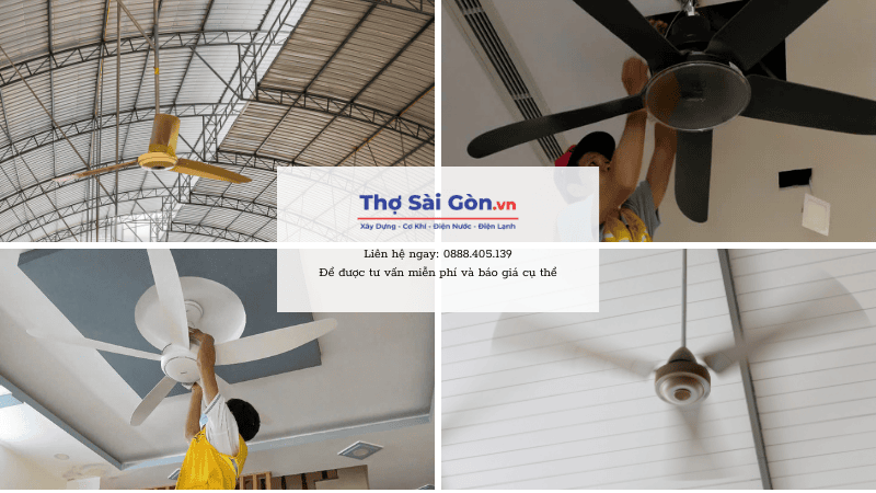 Tại sao, nên chọn Thợ Sài Gòn lắp quạt trần tại khu vực quận Bình Thạnh?