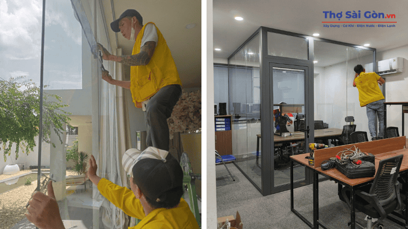 Tại sao, nên chọn Thợ Sài Gòn sửa cửa kính tại quận 4?