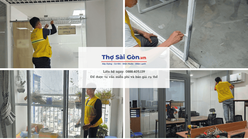 Tại sao, nên chọn Thợ Sài Gòn sửa cửa kính tại quận 5?