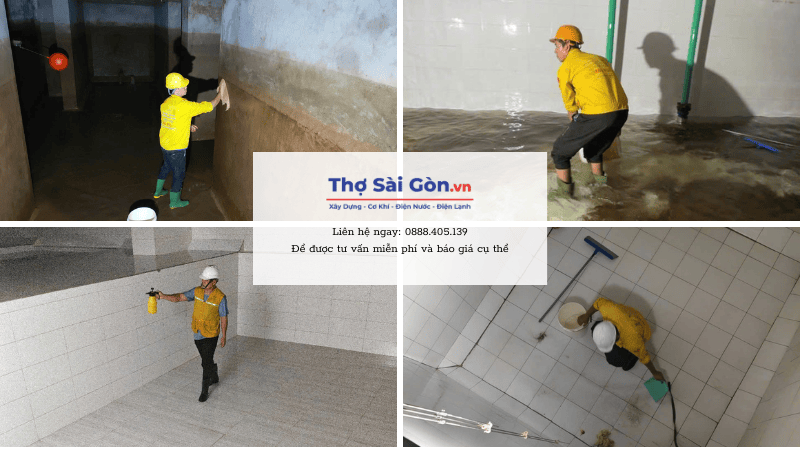 Vệ sinh bể nước ngầm tại Dĩ An - Gọi 0888 405 139 1