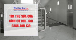 Tìm thợ sửa cửa kính Củ Chi