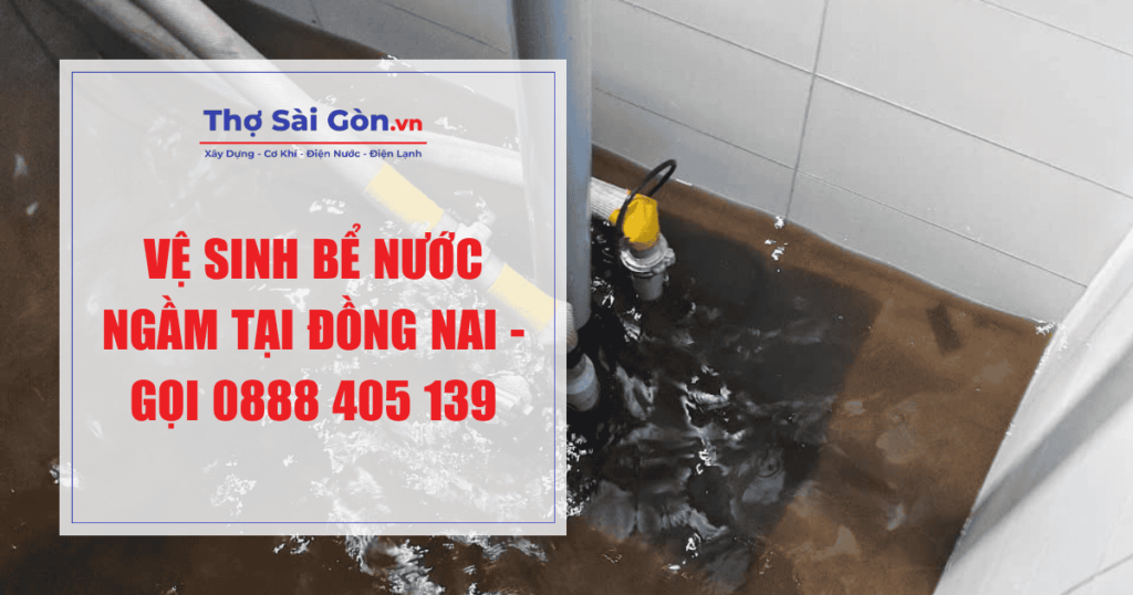 Vệ sinh bể nước ngầm tại Đồng Nai
