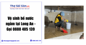 Vệ sinh bể nước ngầm tại Long An