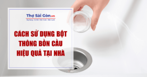 Cách sử dụng bột thông bồn cầu
