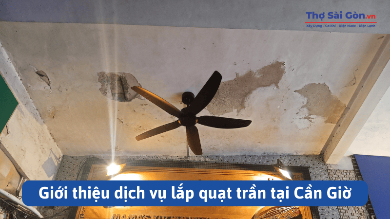Thợ lắp quạt trần Cần Giờ - Gọi 0888 405 139 3 Giới thiệu dịch vụ lắp quạt trần tại Cần Giờ