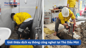 ịch vụ thông cống nghẹt tại Thủ Dầu Một