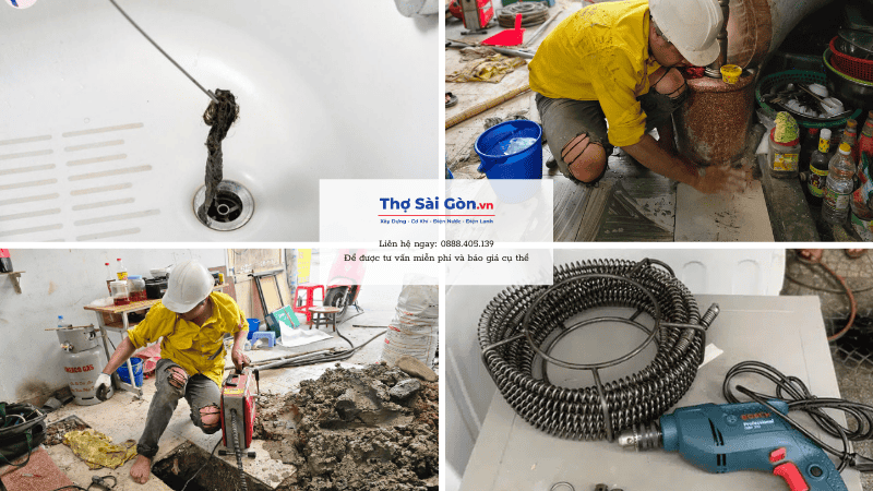dịch vụ thông cống nghẹt tại quận 10