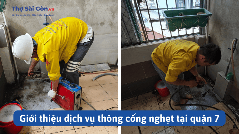 Thông cống nghẹt quận 7 - Bảo hành dài hạn 3 dịch vụ thông cống nghẹt tại quận 7