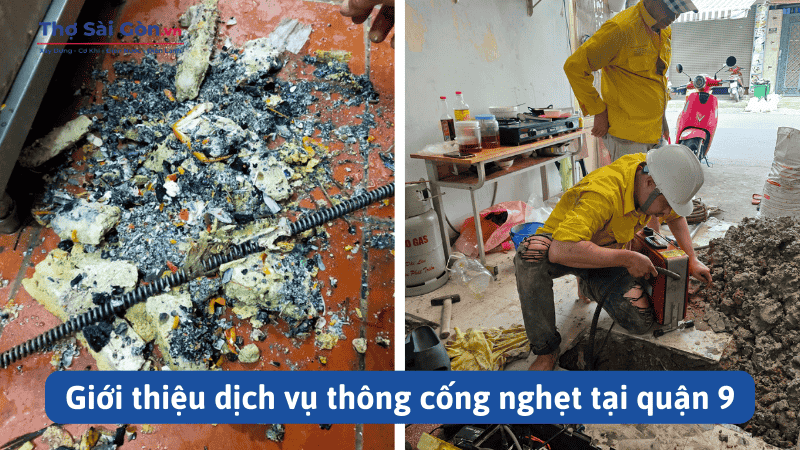 dịch vụ thông cống nghẹt tại quận 9