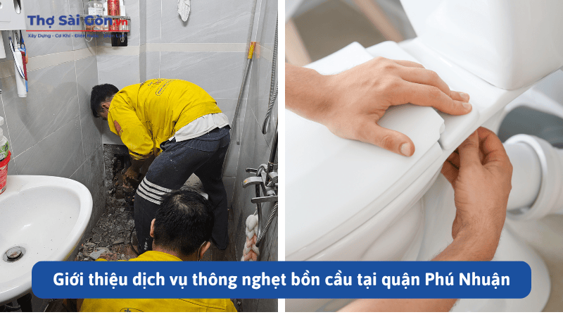 Giới thiệu dịch vụ thông nghẹt bồn cầu tại quận Phú Nhuận