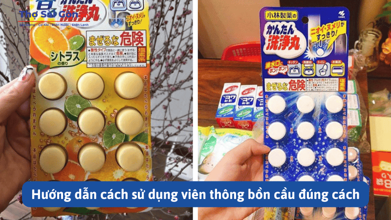 Hướng dẫn cách sử dụng viên thông bồn cầu đúng cách