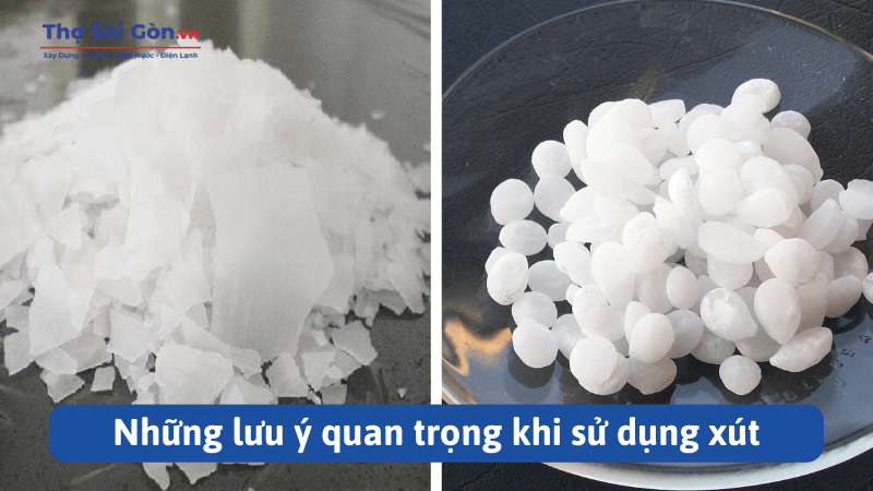Hướng dẫn thông cống bằng xút tại nhà đơn giản, hiệu quả 5 Những lưu ý quan trọng khi sử dụng xút