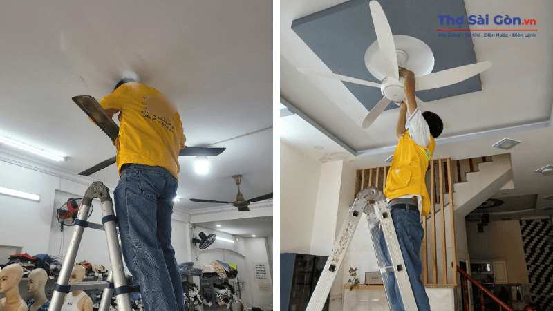 Quy trình sửa quạt trần tại quận Thủ Đức