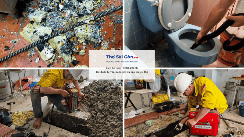Quy trình thông cống nghẹt tại Biên Hòa