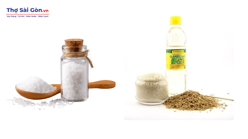 thông cống nhà tắm bằng Baking Soda và giấm