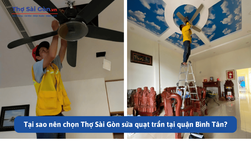 Cần thợ sửa quạt trần tại Nhà Bè - Gọi 0888 405 139 3 Tại sao nên chọn Thợ Sài Gòn sửa quạt trần tại Nhà Bè?