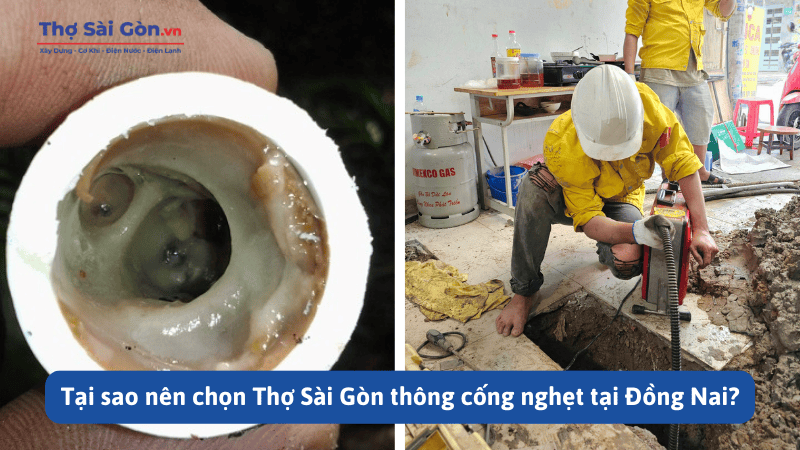 Thông cống nghẹt Đồng Nai - Bảo hành dài hạn 4 Tại sao nên chọn Thợ Sài Gòn thông cống nghẹt tại Đồng Nai?