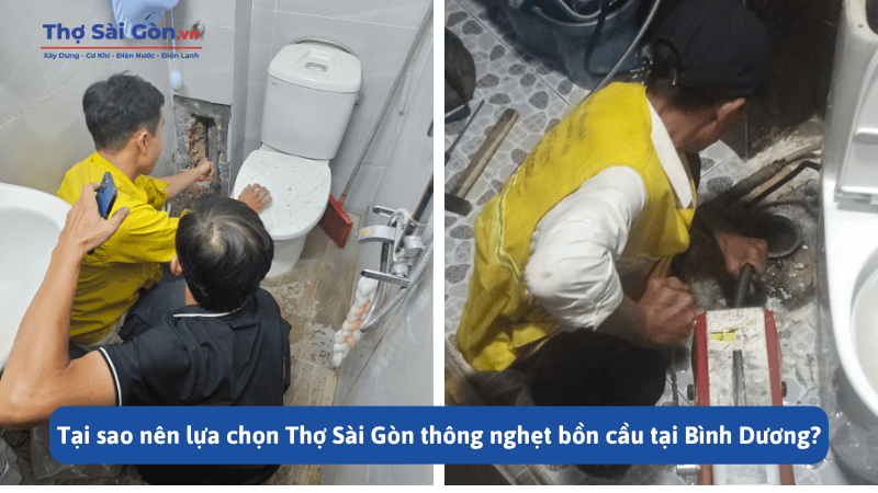 Tìm thợ thông nghẹt bồn cầu Bình Dương - Gọi 0888 405 139 4 Tại sao nên lựa chọn Thợ Sài Gòn thông nghẹt bồn cầu tại Bình Dương?