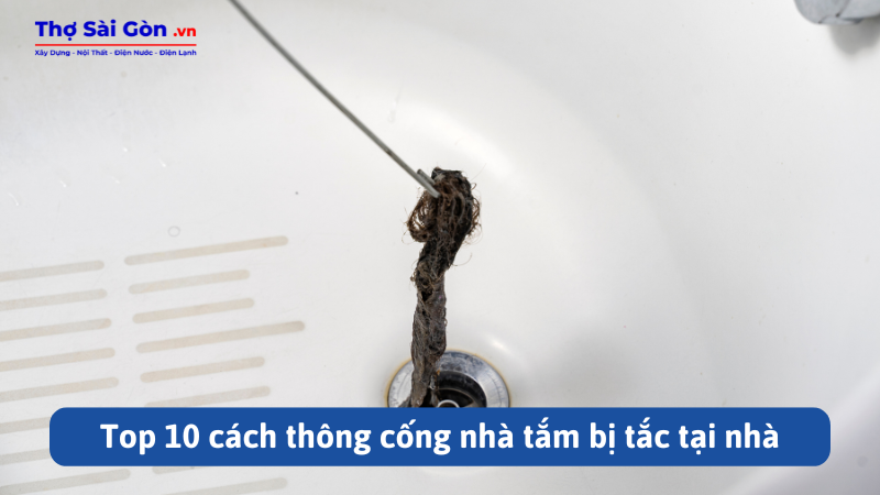Tổng hợp 10 cách thông cống nhà tắm bị tắc 3 Top 10 cách thông cống nhà tắm bị tắc tại nhà