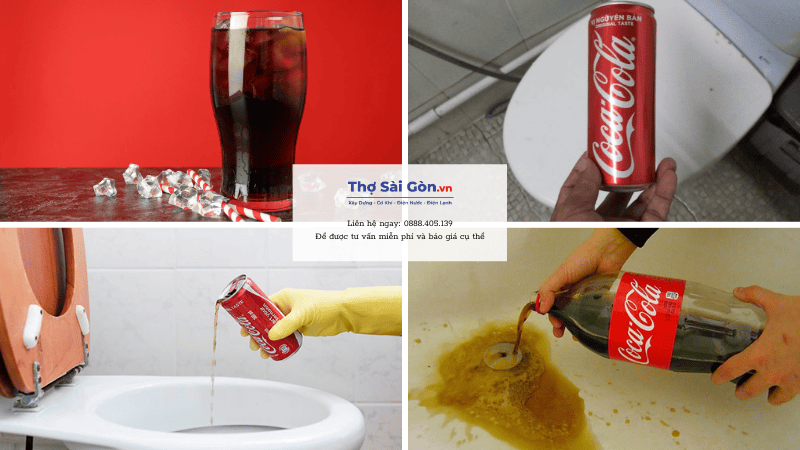 phương pháp thông cống bằng Coca Cola