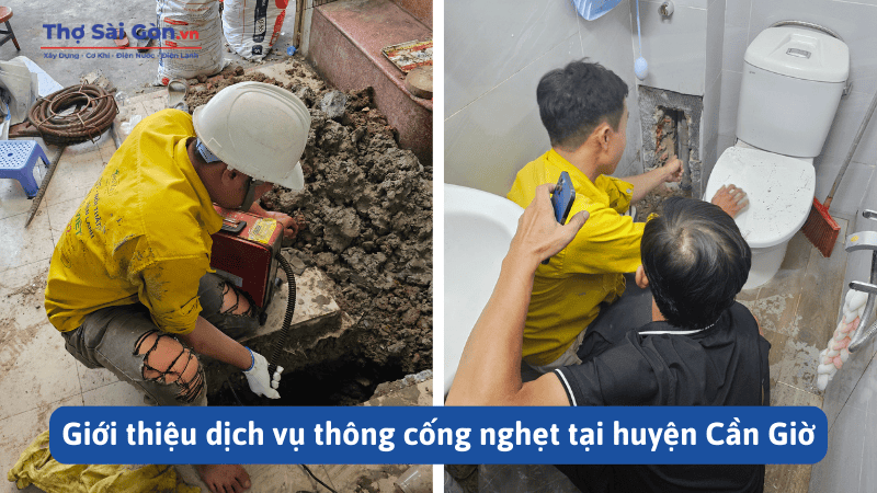 Thông cống nghẹt huyện Cần Giờ - Bảo hành dài hạn 3 dịch vụ thông cống nghẹt tại huyện Cần Giờ