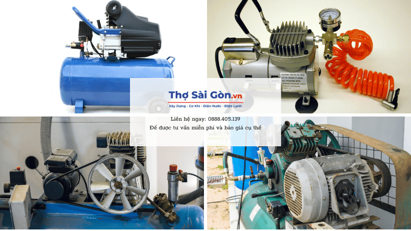 Các hạng mục sửa chữa máy bơm hơi tại Thợ Sài Gòn