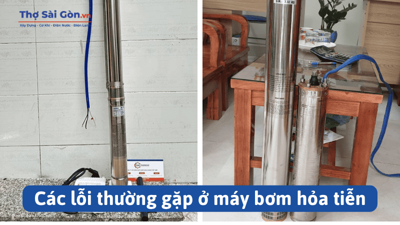 Các lỗi thường gặp ở máy bơm hỏa tiễn