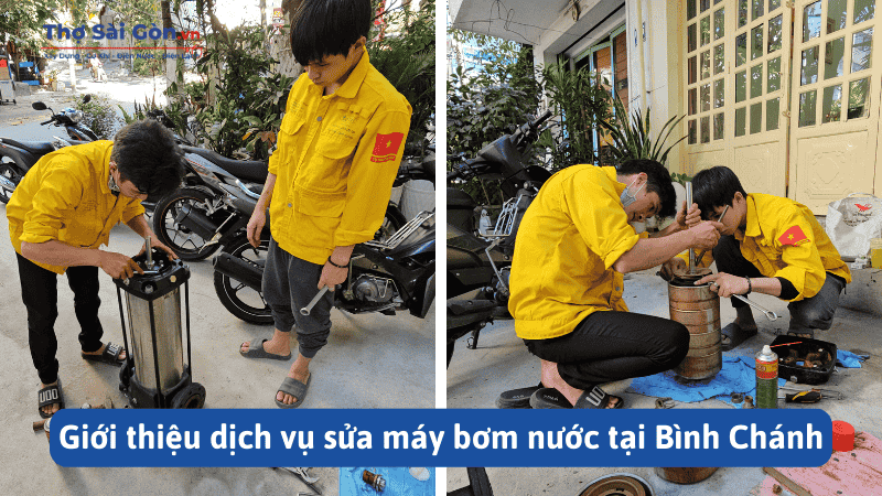 Giới thiệu dịch vụ sửa máy bơm nước tại Bình Chánh
