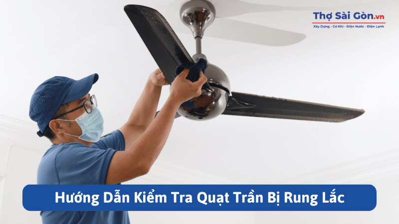 Hướng Dẫn Kiểm Tra Quạt Trần Bị Rung Lắc