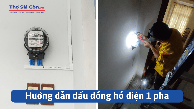 Hướng dẫn cách đấu đồng hồ điện 1 pha, 3 pha 3 Hướng dẫn đấu đồng hồ điện 1 pha