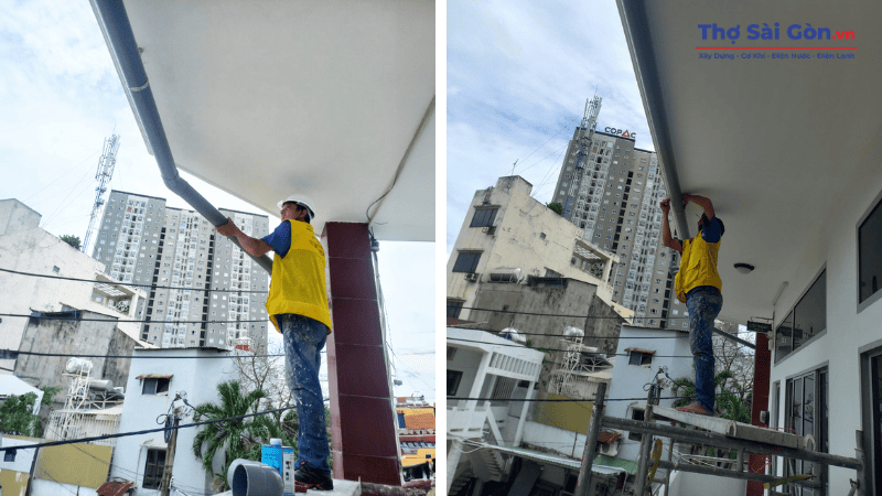 Lắp đặt hệ thống thoát nước