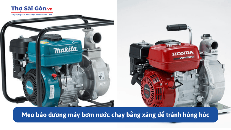 Hướng dẫn cách sửa chữa máy bơm nước chạy bằng xăng 3 Mẹo bảo dưỡng máy bơm nước chạy bằng xăng để tránh hỏng hóc