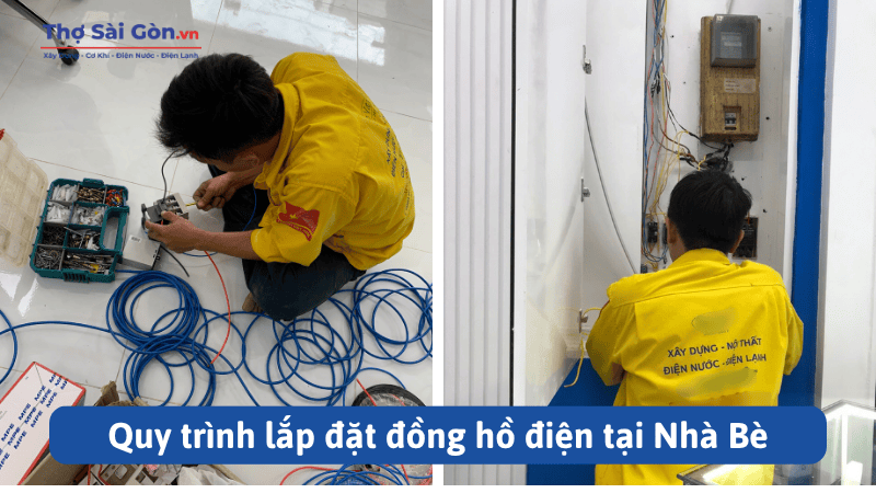 Tìm thợ lắp đồng hồ điện Nhà Bè - Gọi 0888 405 139 5 Quy trình lắp đặt đồng hồ điện tại Nhà Bè