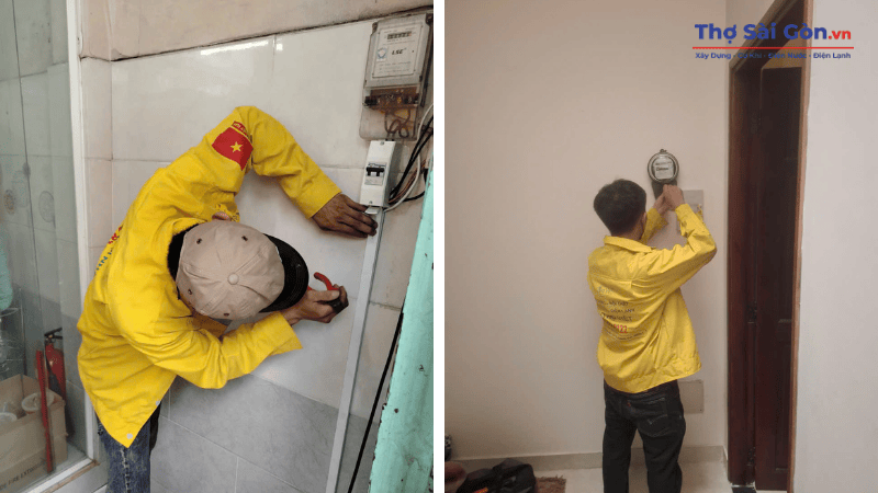 Quy trình lắp đặt đồng hồ điện tại quận 1