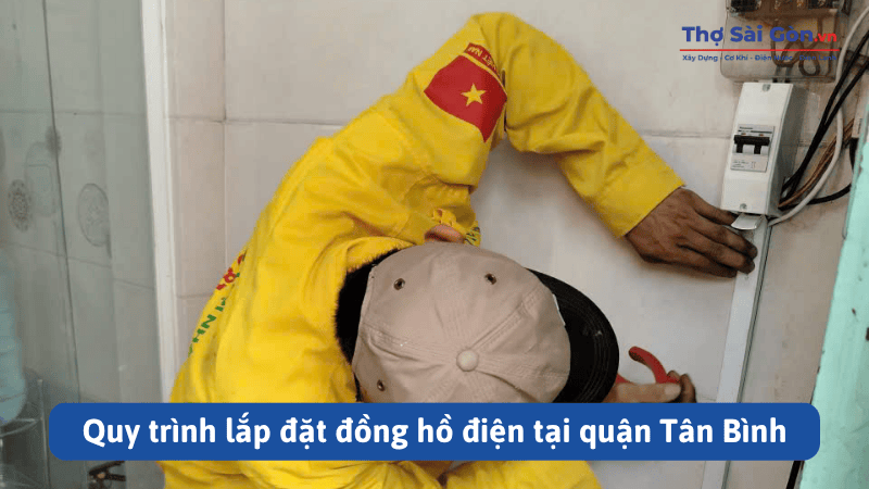 Quy trình lắp đặt đồng hồ điện tại quận Tân Bình
