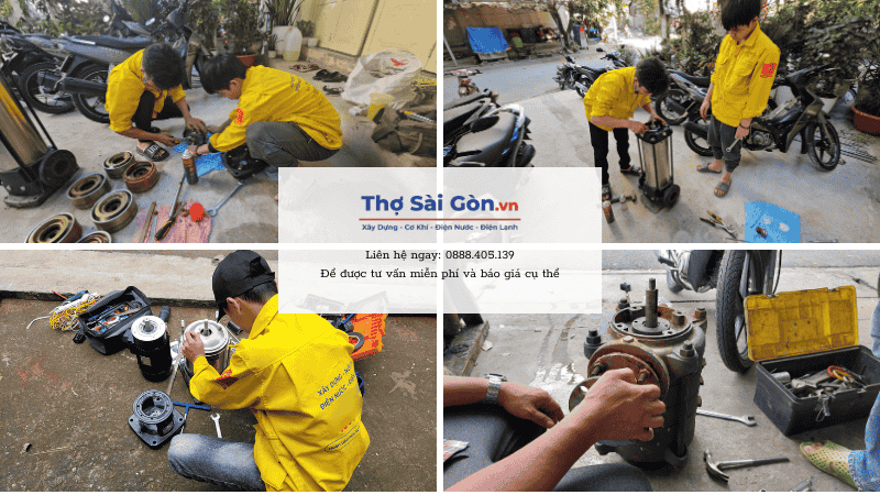 Quy trình sửa máy bơm nước tại quận 3