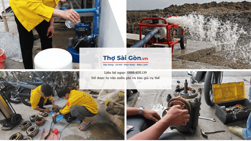 Quy trình sửa máy bơm nước tại quận Bình Thạnh