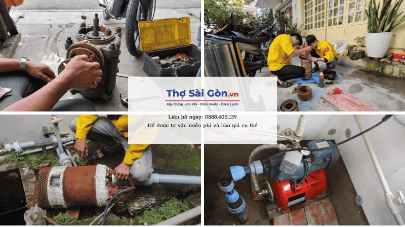 Quy trình sửa máy bơm nước tại quận Tân Bình